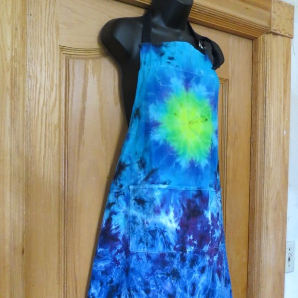 Tie Dye Bohemian Apron - Picture 2 of 9